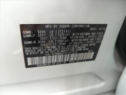 Used 2019 Subaru Ascent Touring w/ Popular Package #3 AWD/4WD image 24