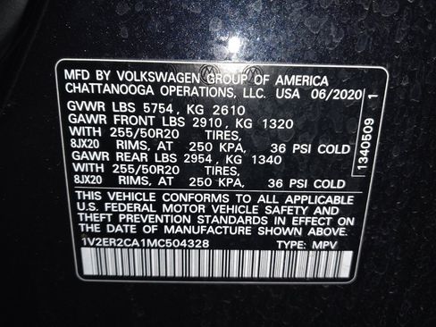 Used 2021 Volkswagen Atlas SEL FWD image 33
