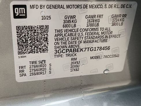 Used 2026 Chevrolet Silverado 1500 Custom RWD image 32