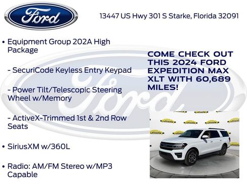 Certified 2024 Ford Expedition Max XLT image 30