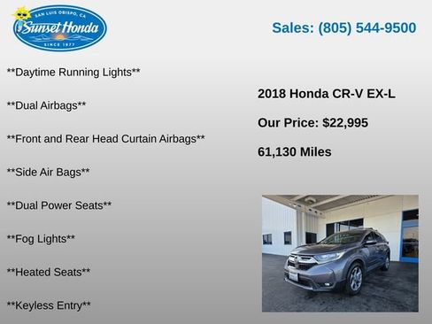 Used 2018 Honda CR-V EX-L image 6