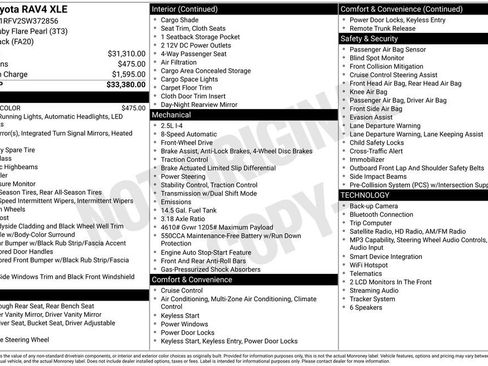 Certified 2025 Toyota RAV4 XLE FWD image 33