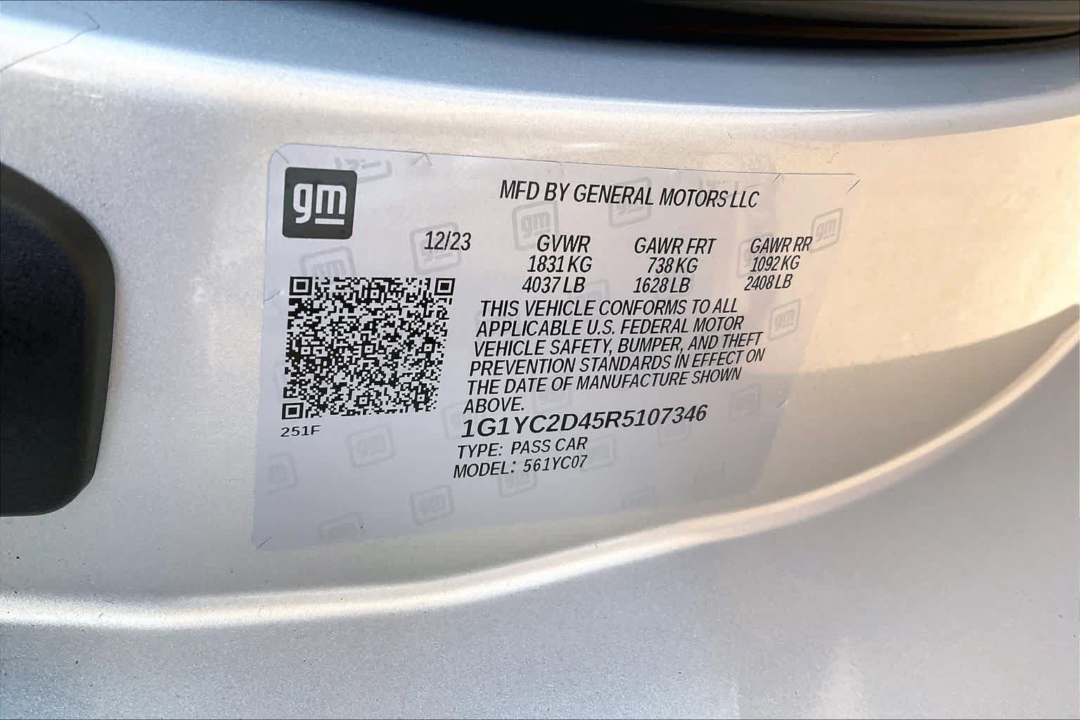 Used 2024 Chevrolet Corvette Stingray Premium Cpe w/ 3LT RWD image 28
