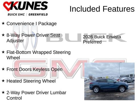 New 2026 Buick Envista Preferred w/ Convenience I Package image 3