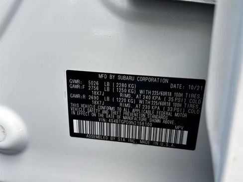 Used 2022 Subaru Outback Touring XT image 35