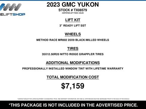 Used 2023 GMC Yukon SLE w/ Max Trailering Package image 2
