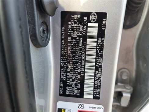 Used 2019 Toyota Camry L image 18