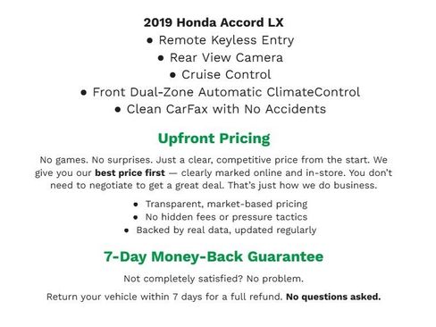 Used 2019 Honda Accord LX image 2