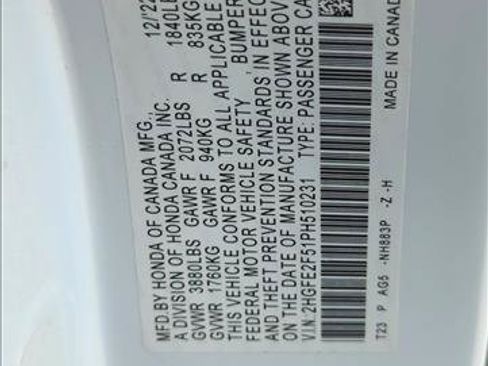 Used 2023 Honda Civic Sport image 27