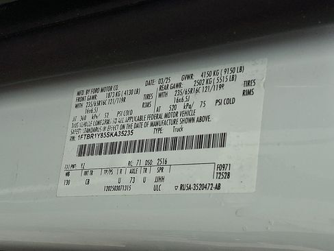 Used 2025 Ford Transit 250 Low Roof w/ Exterior Upgrade Package RWD image 27