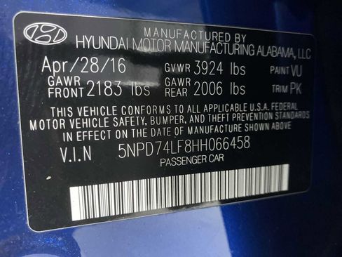 Used 2017 Hyundai Elantra SE FWD image 21