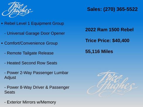 Used 2022 RAM 1500 Rebel w/ Rebel Level 1 Equipment Group AWD/4WD image 32