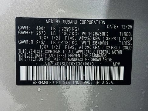 New 2026 Subaru Forester Touring image 33