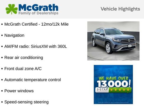Used 2023 Volkswagen Atlas SE AWD/4WD image 6