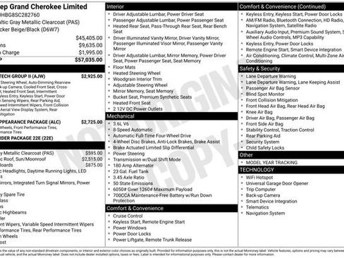 Used 2025 Jeep Grand Cherokee Limited w/ Luxury Tech Group II AWD/4WD image 23