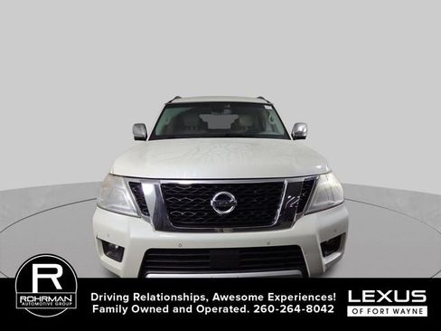 Used 2017 Nissan Armada Platinum w/ Captain Seat Package AWD/4WD image 3