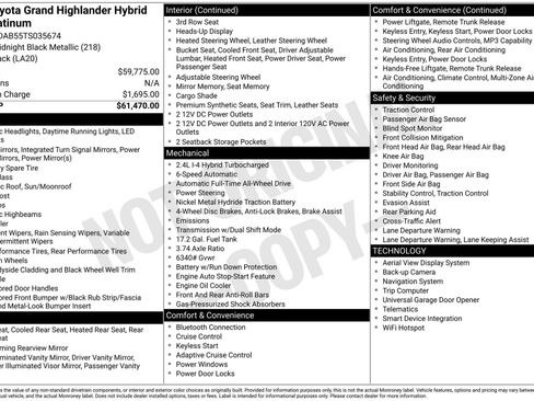 Used 2026 Toyota Grand Highlander AWD Hybrid image 22