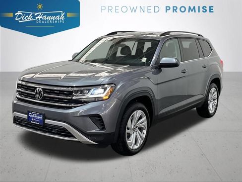 Used 2021 Volkswagen Atlas SE w/ Towing Package AWD/4WD image 1
