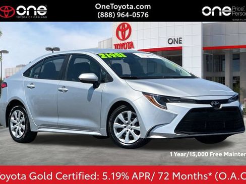 Certified 2024 Toyota Corolla LE FWD image 1
