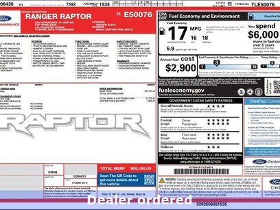 New 2026 Ford Ranger Raptor