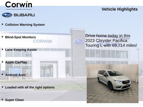 Used 2023 Chrysler Pacifica Touring-L image 6