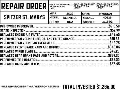 Used 2023 Hyundai Elantra SEL w/ Convenience Package image 2