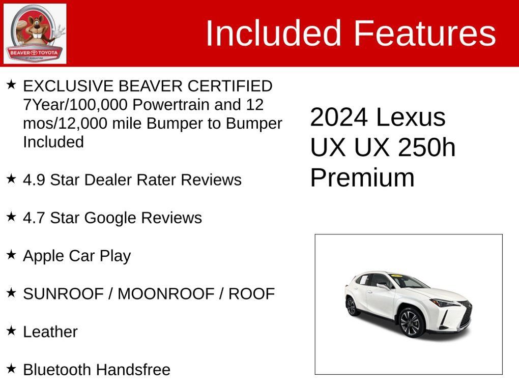 Used 2024 Lexus UX 250h FWD w/ Premium Package image 4