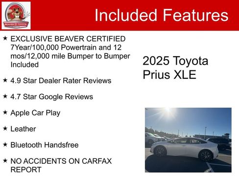 Used 2025 Toyota Prius XLE image 5