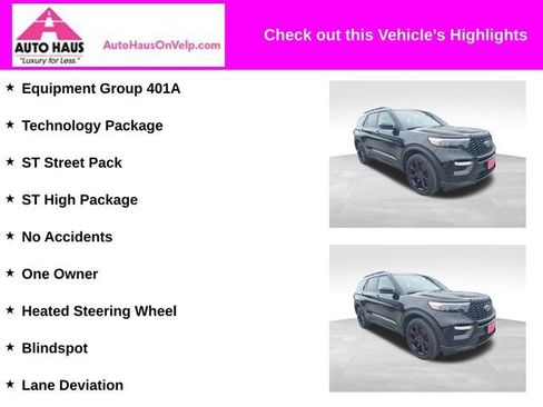 Used 2024 Ford Explorer ST w/ Technology Package AWD/4WD image 3