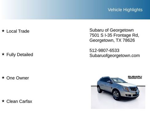 Used 2012 Cadillac SRX Performance image 9