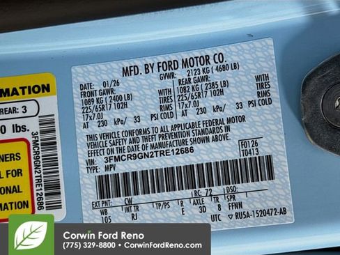 New 2026 Ford Bronco Sport Heritage w/ Convenience Package AWD/4WD image 33