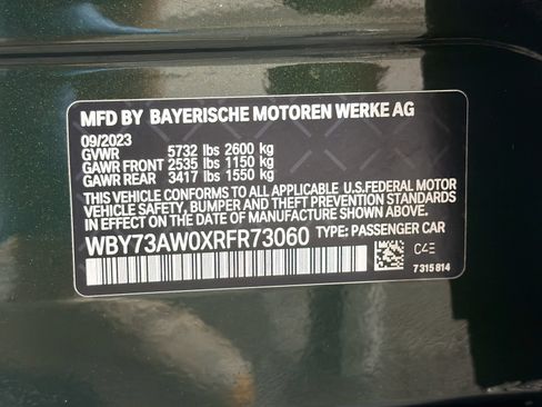 Used 2024 BMW i4 eDrive40 w/ M Sport Package RWD image 37