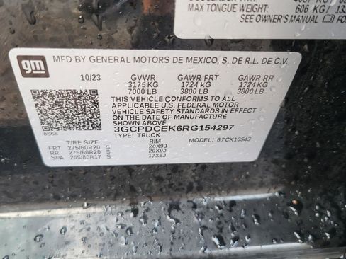 Used 2024 Chevrolet Silverado 1500 Custom Trail Boss image 33