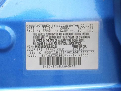 Used 2020 Nissan Versa S FWD image 31