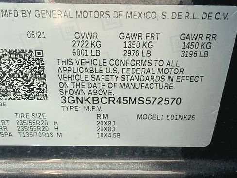 Certified 2021 Chevrolet Blazer LT w/ LPO, Black Accent Package FWD image 35