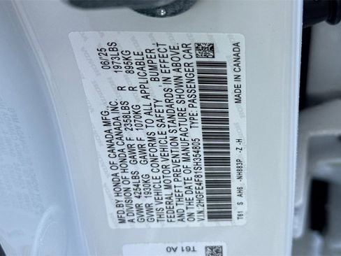 Certified 2025 Honda Civic Sport image 26