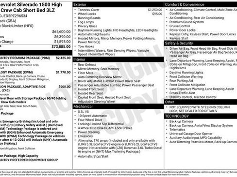 Certified 2023 Chevrolet Silverado 1500 High Country w/ High Country Premium Package AWD/4WD image 35