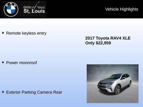 Used 2017 Toyota RAV4 XLE w/ All Weather Liner Package AWD/4WD image 8