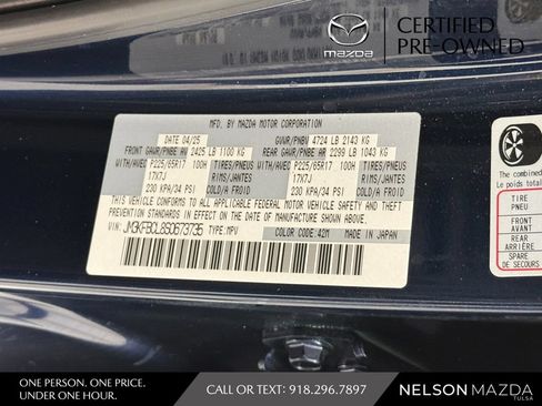 Certified 2025 MAZDA CX-5 AWD 2.5 S w/ Preferred Package image 54