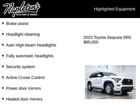 Used 2023 Toyota Sequoia SR5 AWD/4WD image 16