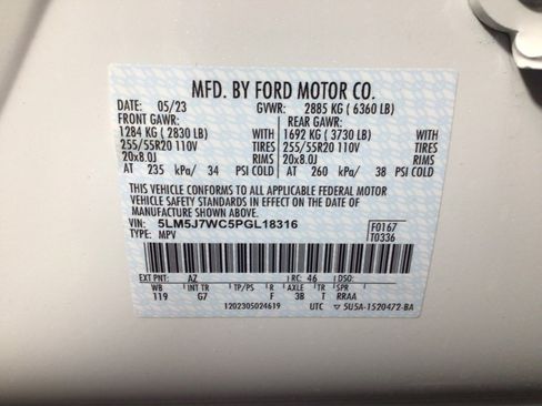 Used 2023 Lincoln Aviator Reserve w/ Equipment Group 201A image 37