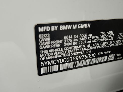 Used 2023 BMW X6 M w/ Competition Package AWD/4WD image 21