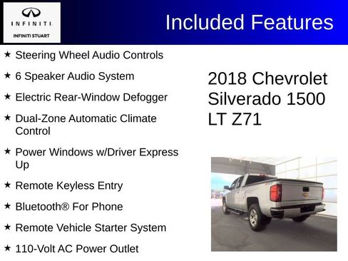 Used 2018 Chevrolet Silverado 1500 LT w/ All Star Edition AWD/4WD image 3