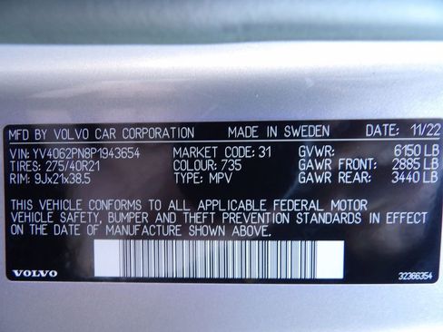 Certified 2023 Volvo XC90 B6 Plus w/ Protection Package image 34