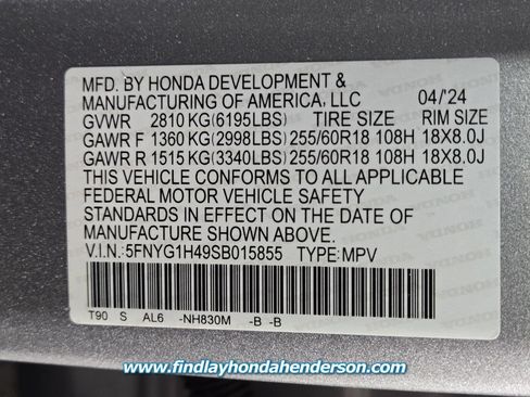 Certified 2025 Honda Pilot EX-L image 13