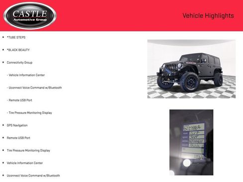 Used 2017 Jeep Wrangler Unlimited Rubicon w/ Connectivity Group AWD/4WD image 3