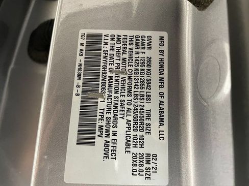 Used 2021 Honda Pilot Touring image 30