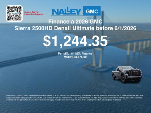 New 2026 GMC Sierra 2500 Denali Ultimate AWD/4WD image 7