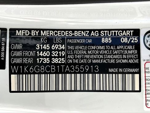 New 2026 Mercedes-Benz S 63 AMG S image 15