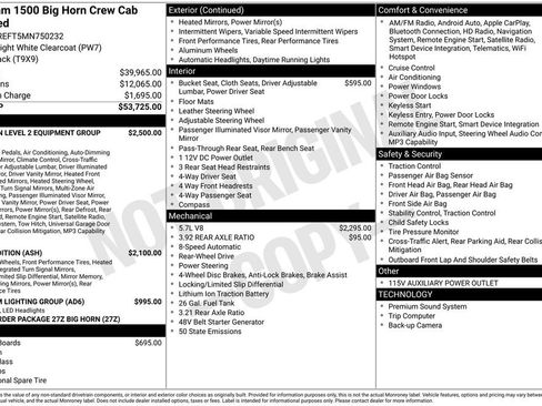 Used 2021 RAM 1500 Big Horn RWD image 5